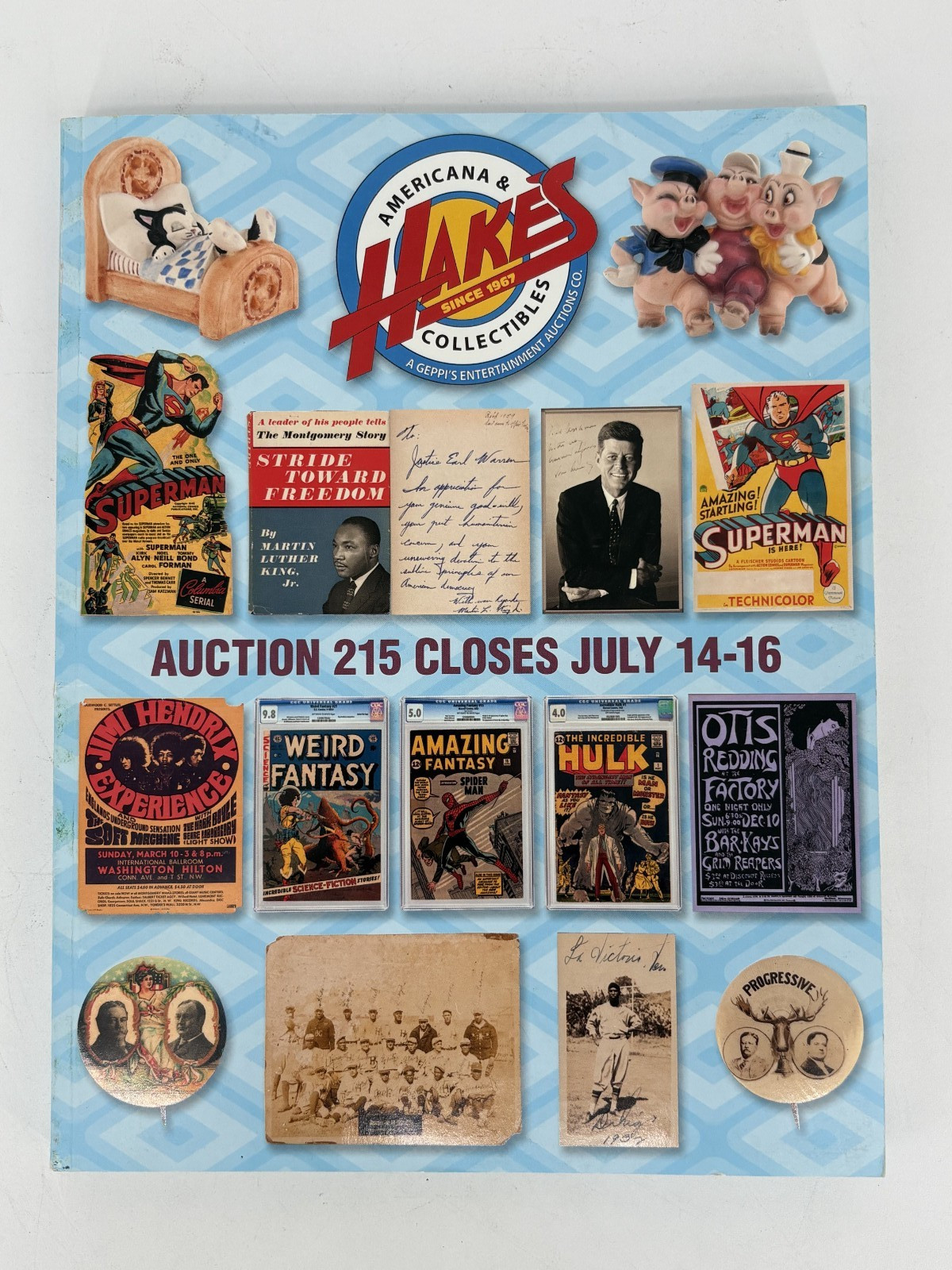 Hake's Auctions Americana and Collectibles Catalogue #215 July 2015