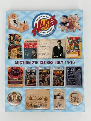 Hake's Auctions Americana and Collectibles Catalogue #215 July 2015