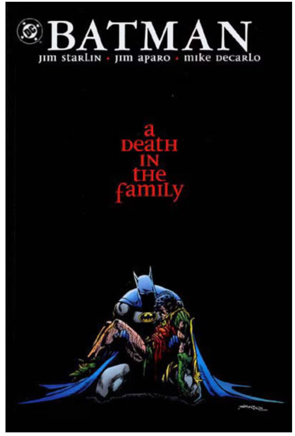 Batman: a Death in the Family (DC Comics 1988) TPB Jim Starlin Jim Aparo Mike De…