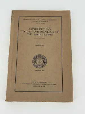 Contributions to the Anthropology of the Soviet Union by Henry 1902- Field, Henry Field