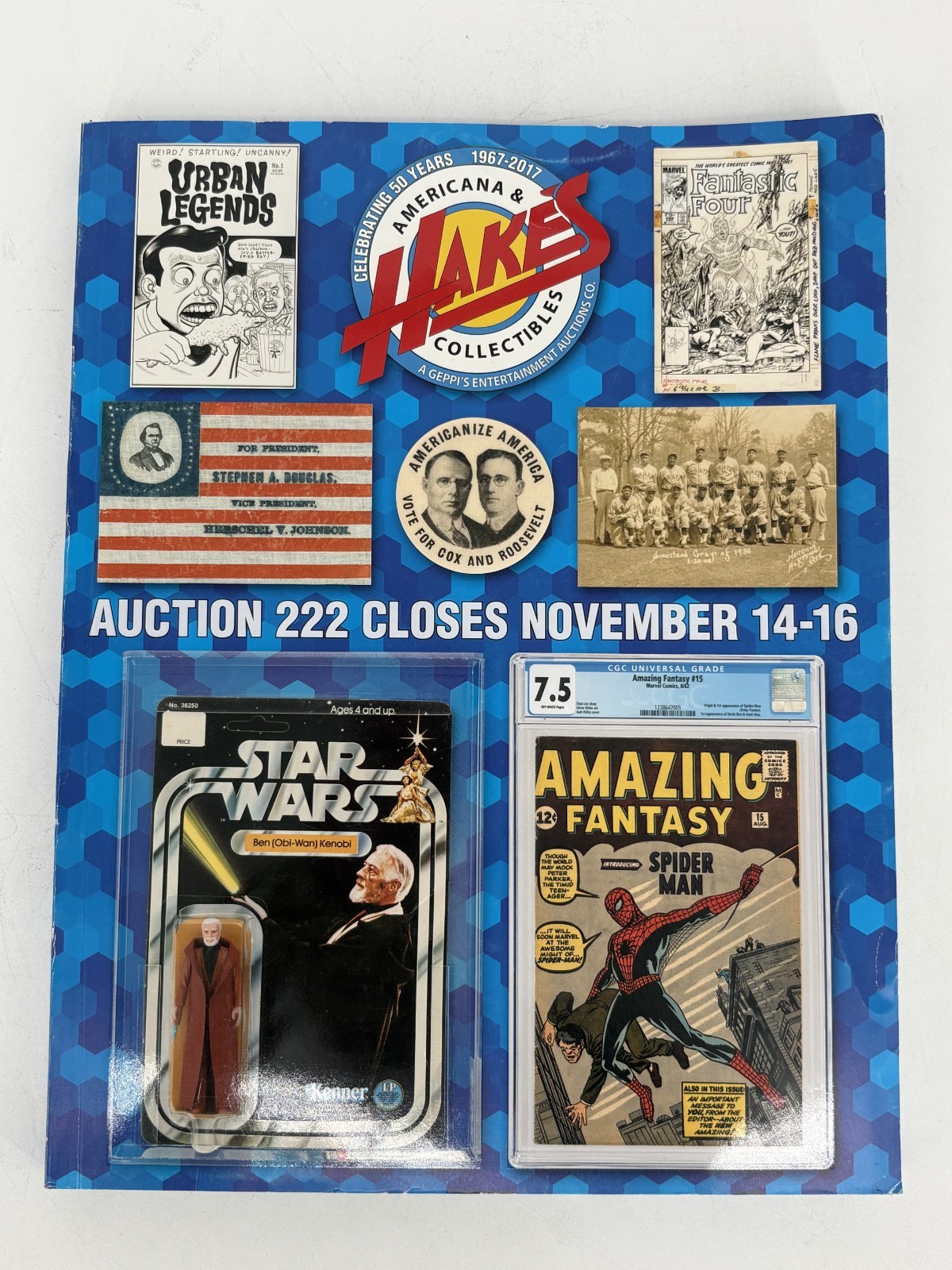 Hake's Auctions Americana and Collectibles Catalogue #222 November 2017