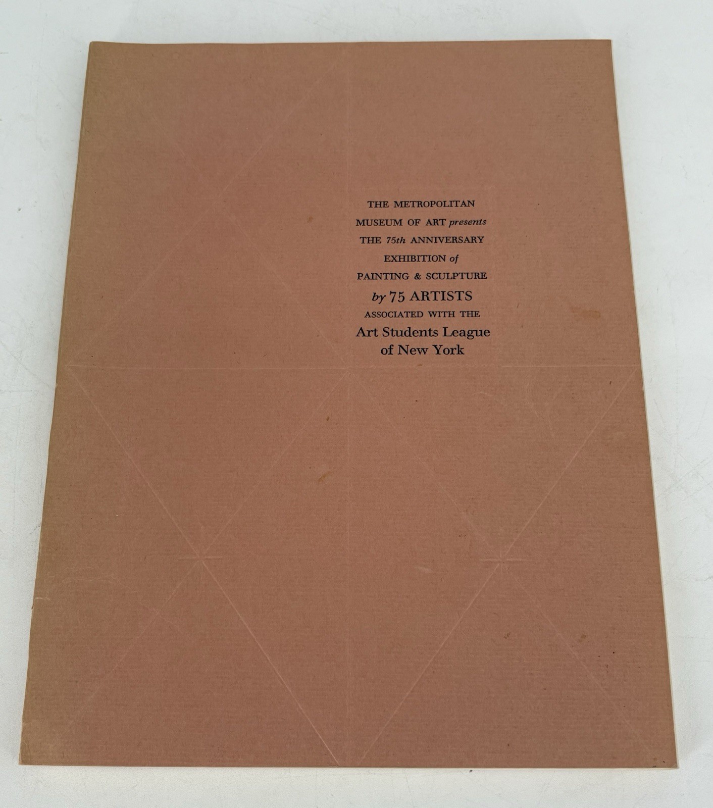 Metropolitan Museum of Art 1951 75th Anniversary Exhibition Painting & Sculpture…
