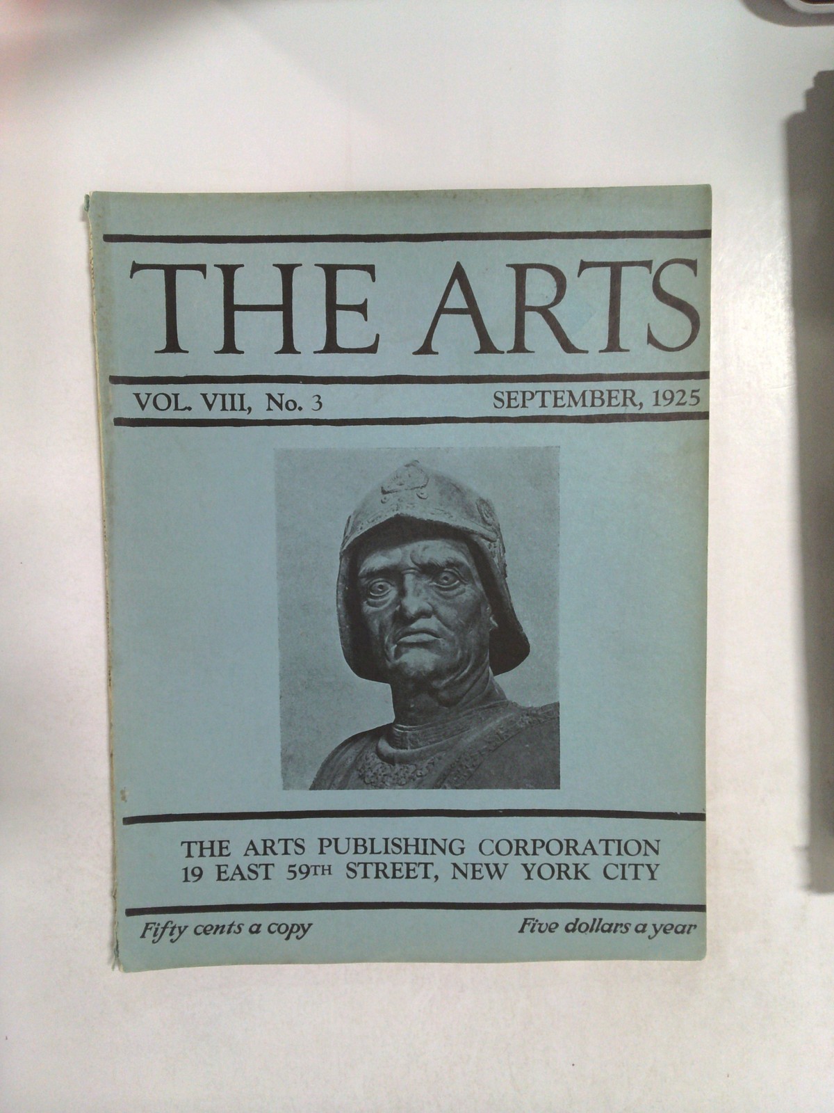 The Arts magazine, Vol. VIII, No. 3 by The Arts Publishing Corporation