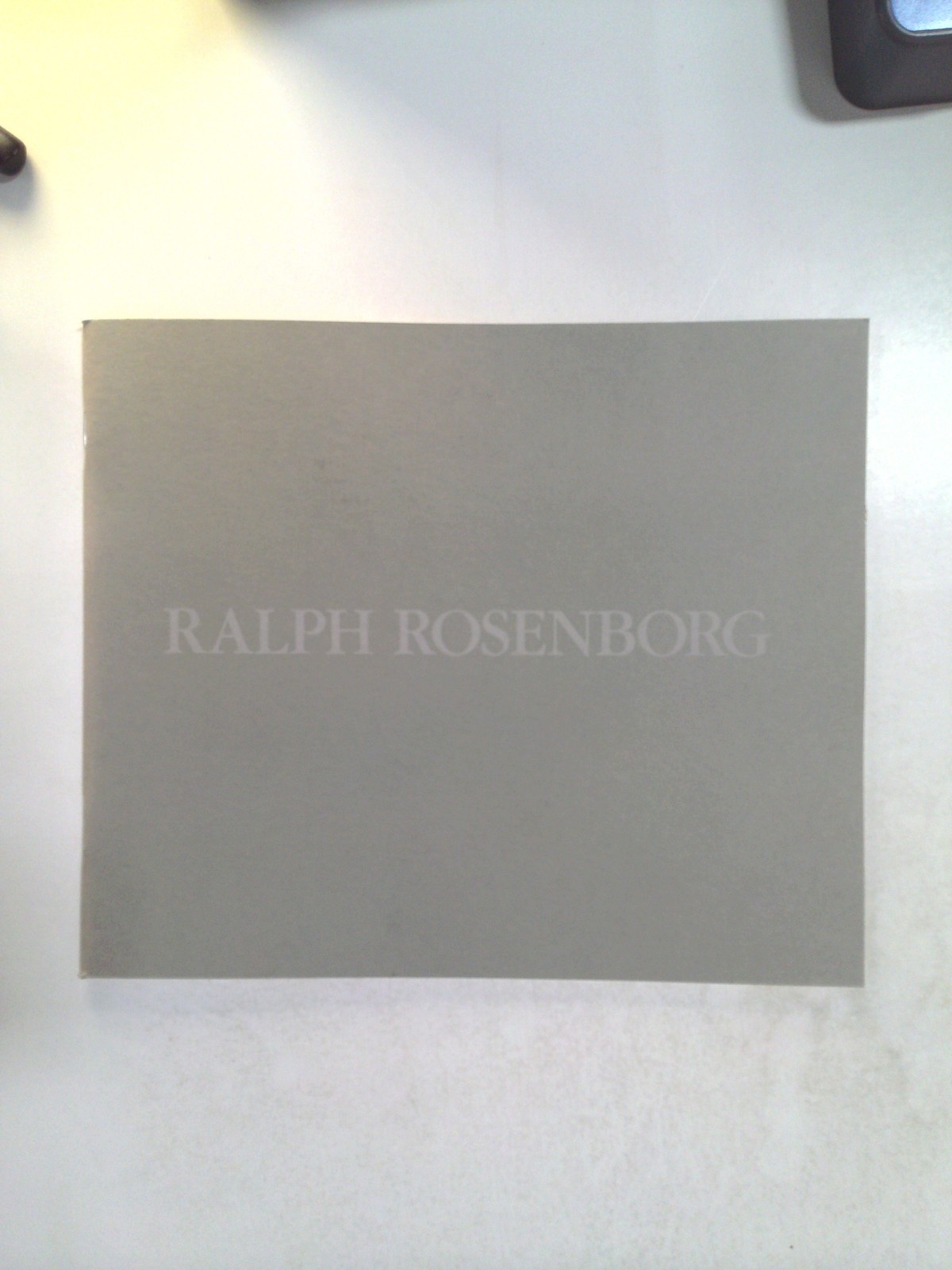 Ralph Rosenborg: Watercolors 1940 - 1988 by Louise Nevelson