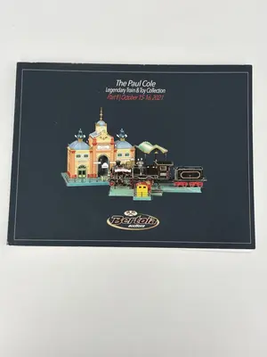 Bertoia Auctions October 2021 The Paul Cole Train & Toy Paperback Catalog