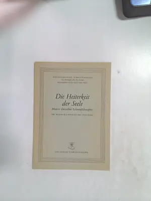 Die Heiterkeit der Seele: Motive Tibetischer Lebensphilosophie by Blanche Christine Olschak