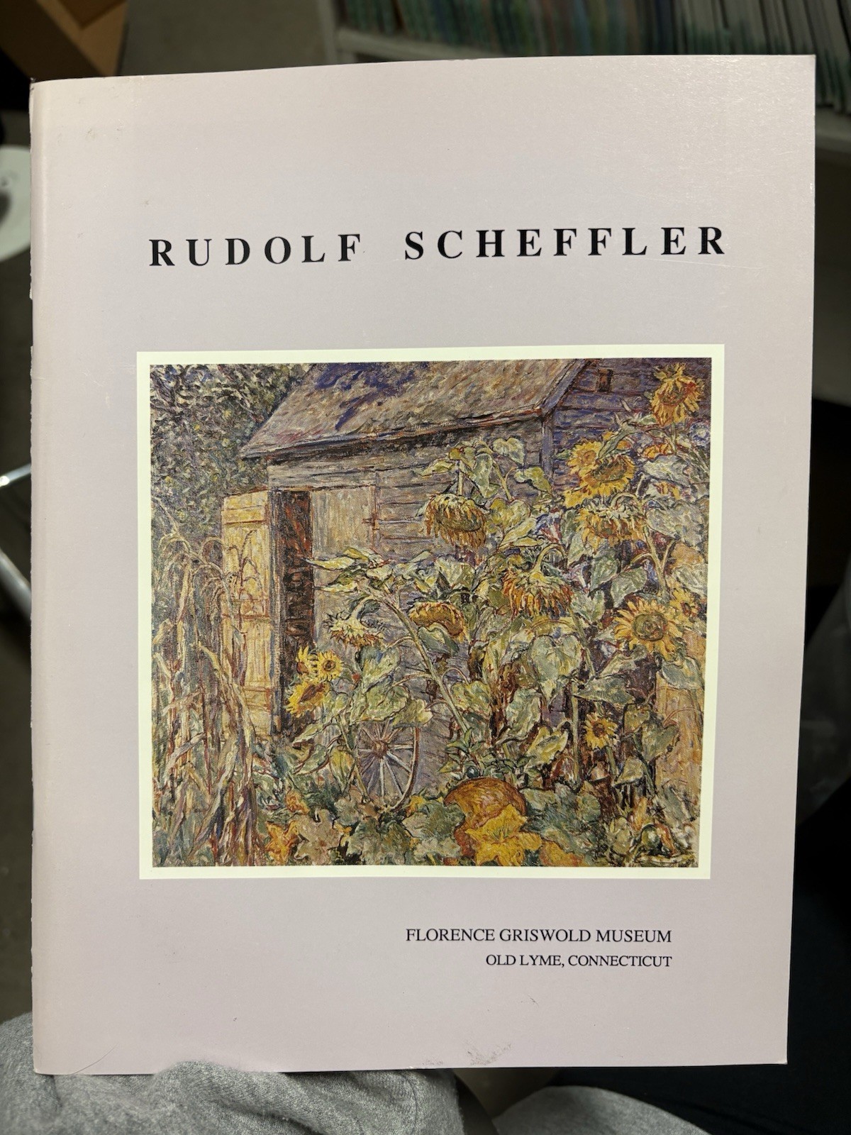 RUDOLF SCHEFFLER 1989 FLORENCE GRISWALD MUSEUM CATALOG by Florence Griswold Museum