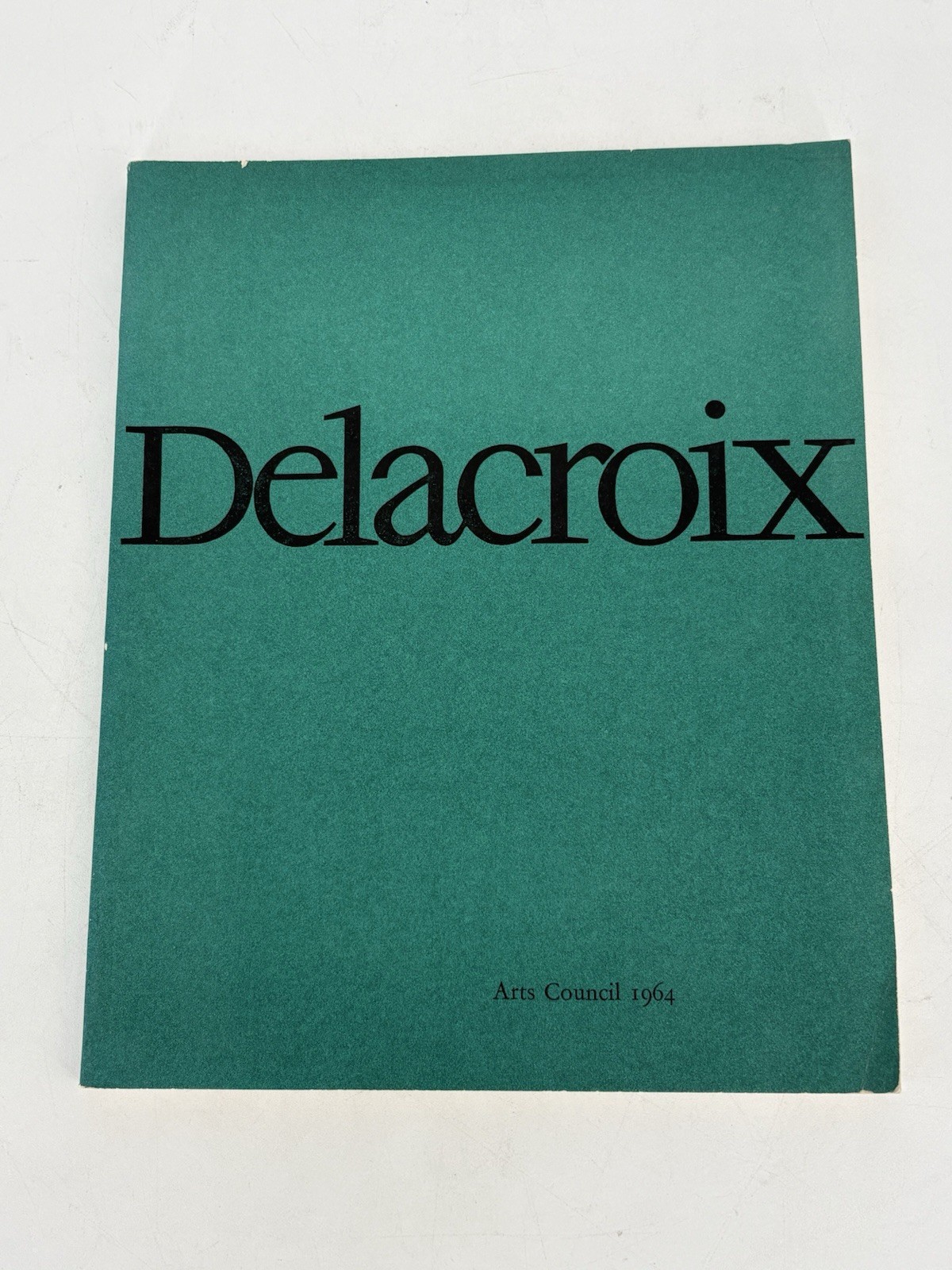 Delacroix The Arts Council 1964 Paperback Art Exhibition Catalog by Gaston Diehl
