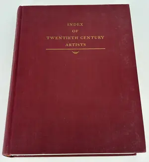Index of Twentieth Century Artists 1933-1937 by College Art Association