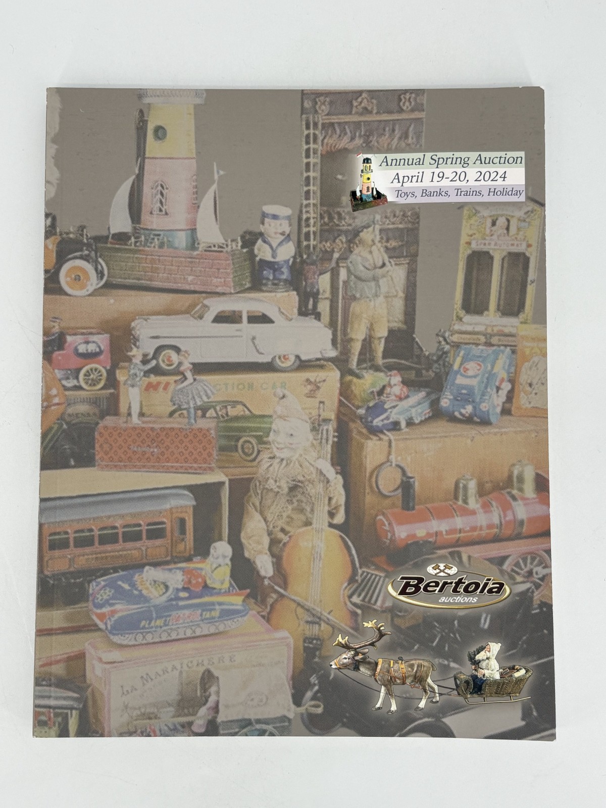 Bertoia Auctions April 2024 Annual Spring Auction Toys Paperback Catalog