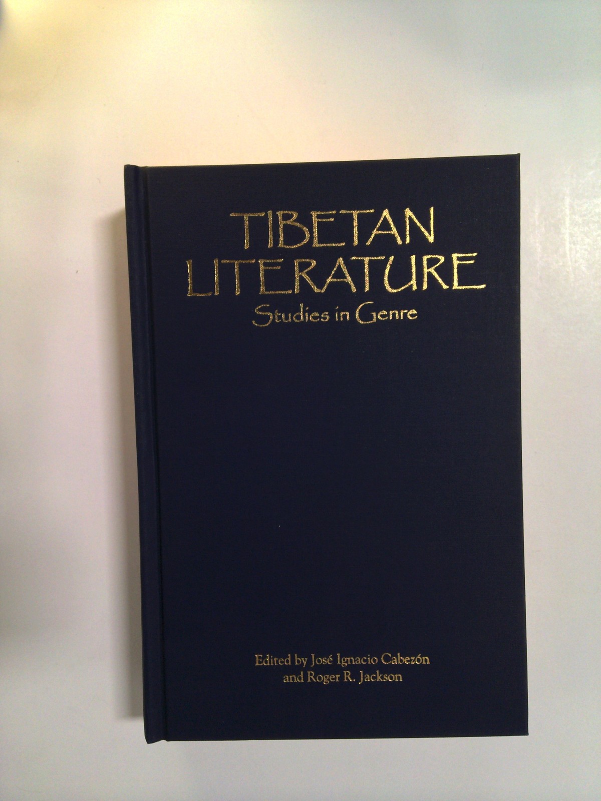 Tibetan Literature: Studies in Genre by Jose Ignacio Cabezon