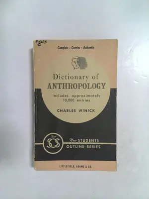 Dictionary of Anthropology by Charles Winick