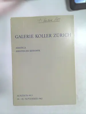 Asiatica: Asiatische Keramik by Galerie Koller Zürich