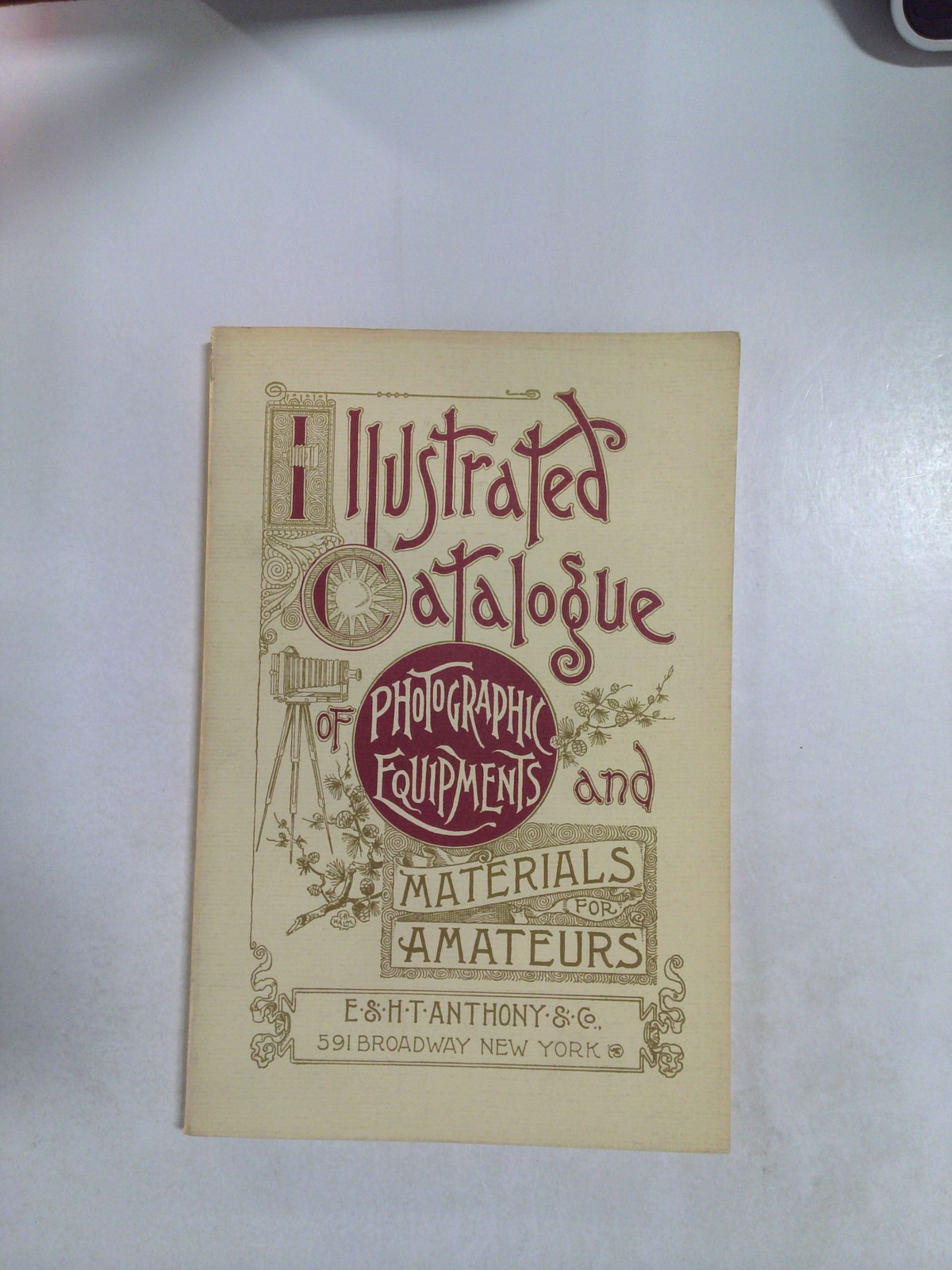 Illustrated Catalogue of Photographic Equipments 1891 Anthony Facsimile Reprint… by E. & H.T. Anthony & Co.