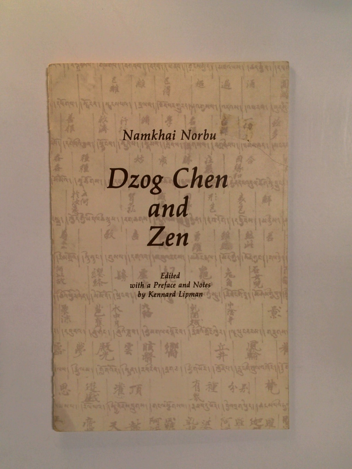 Dzog Chen and Zen by Namkhai Norbu