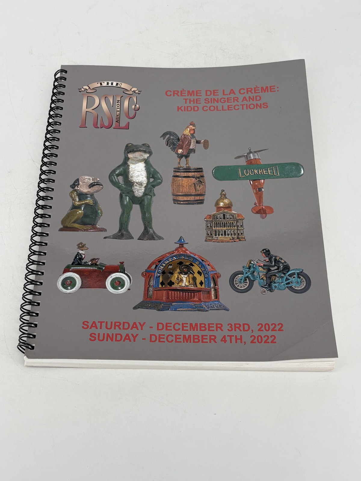 The RSL Auction Co Catalog Creme De La Creme Singer & Kidd Collections Dec 2022