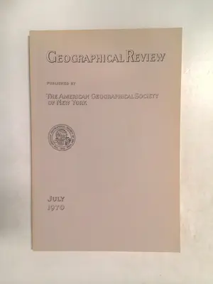 Geographical Review, Vol. 60, No. 3, July 1970 by The American Geographical Society of New York
