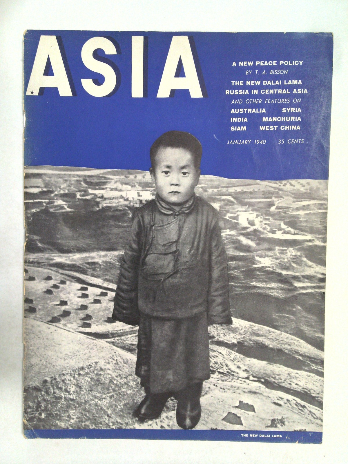 Asia, January 1940: The New Dalai Lama by Asia Magazine, Inc.