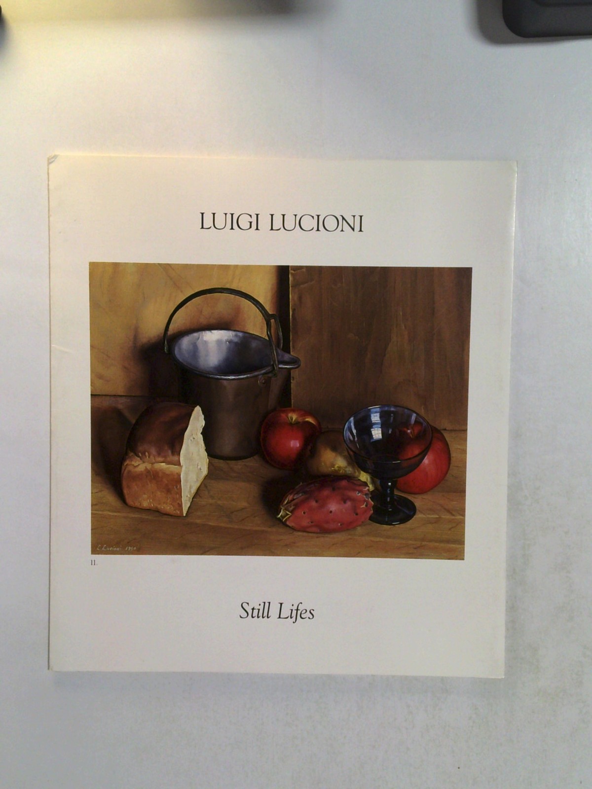 Luigi Lucioni Still Lifes, art brochure by Nic Madormo, Katurah Hutcheson