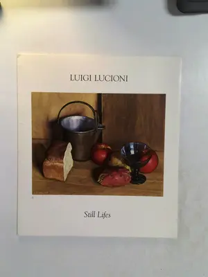 Luigi Lucioni Still Lifes, art brochure by Nic Madormo, Katurah Hutcheson