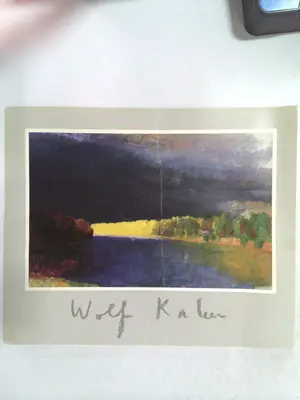 Wolf Kahn by Grace Borgenicht Gallery