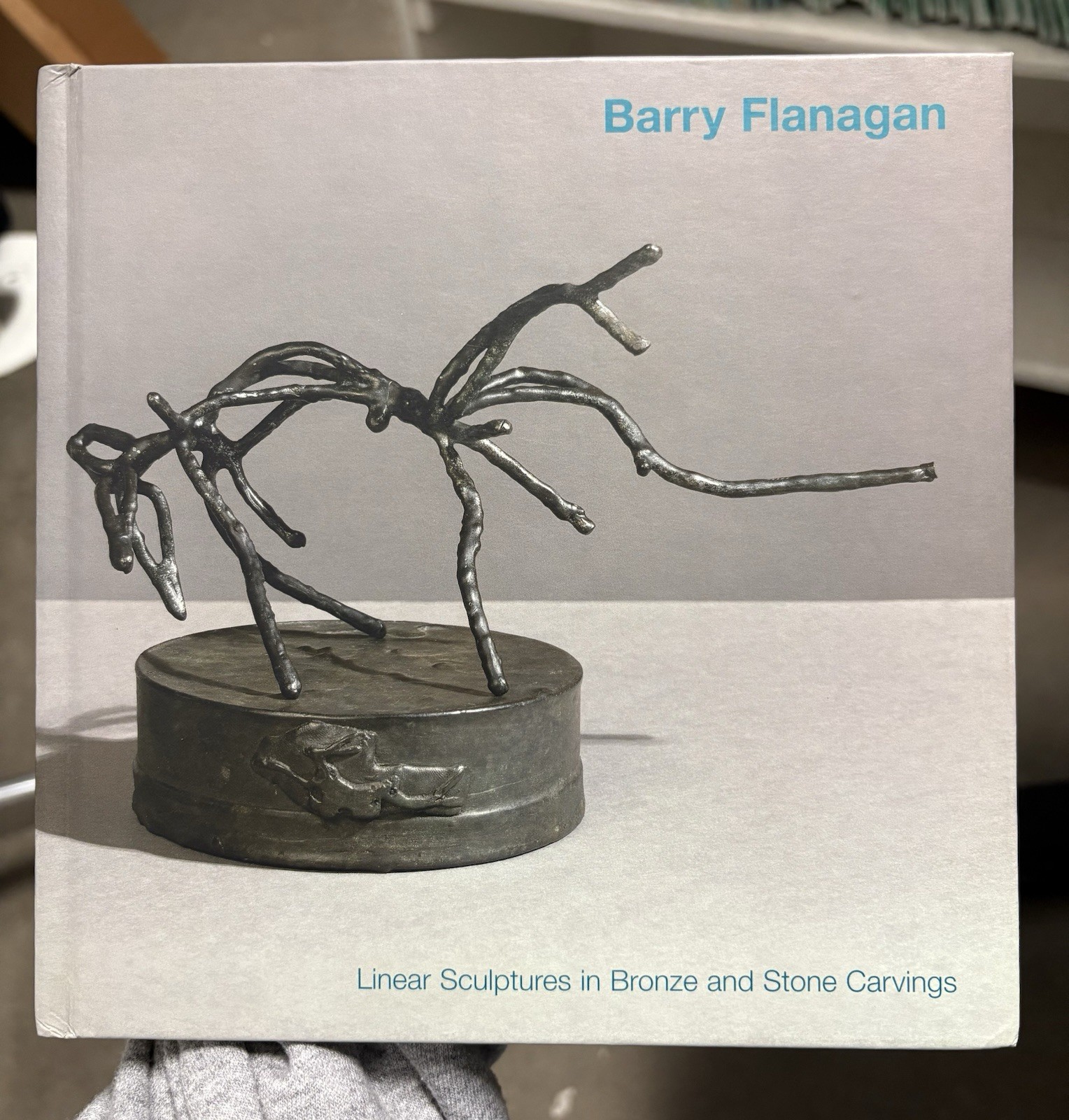 BARRY FLANAGAN: Linear Sculptures In Bronze and Stone Carvings by Barry Flanagan