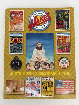Hake's Auctions Americana and Collectibles Catalogue #220 March 2017