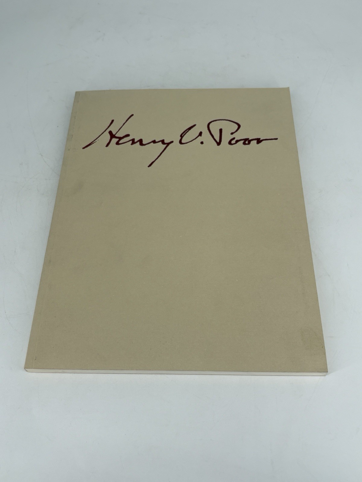 Henry Varnum Poor 1887-1970 A Retrospective Edition 1983 by Harold E. Dickson, Richard Porter