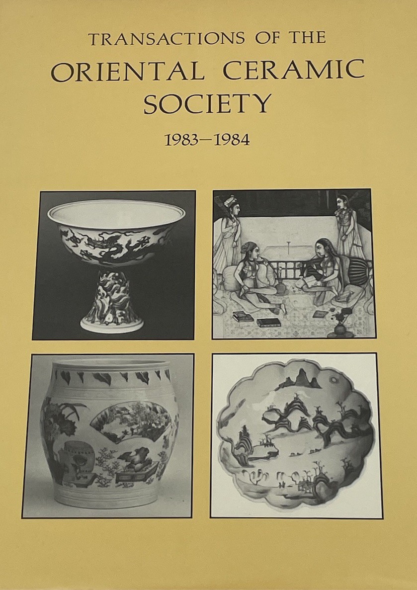 Transactions of The Oriental Ceramic Society Vol. 48, 1983-1984