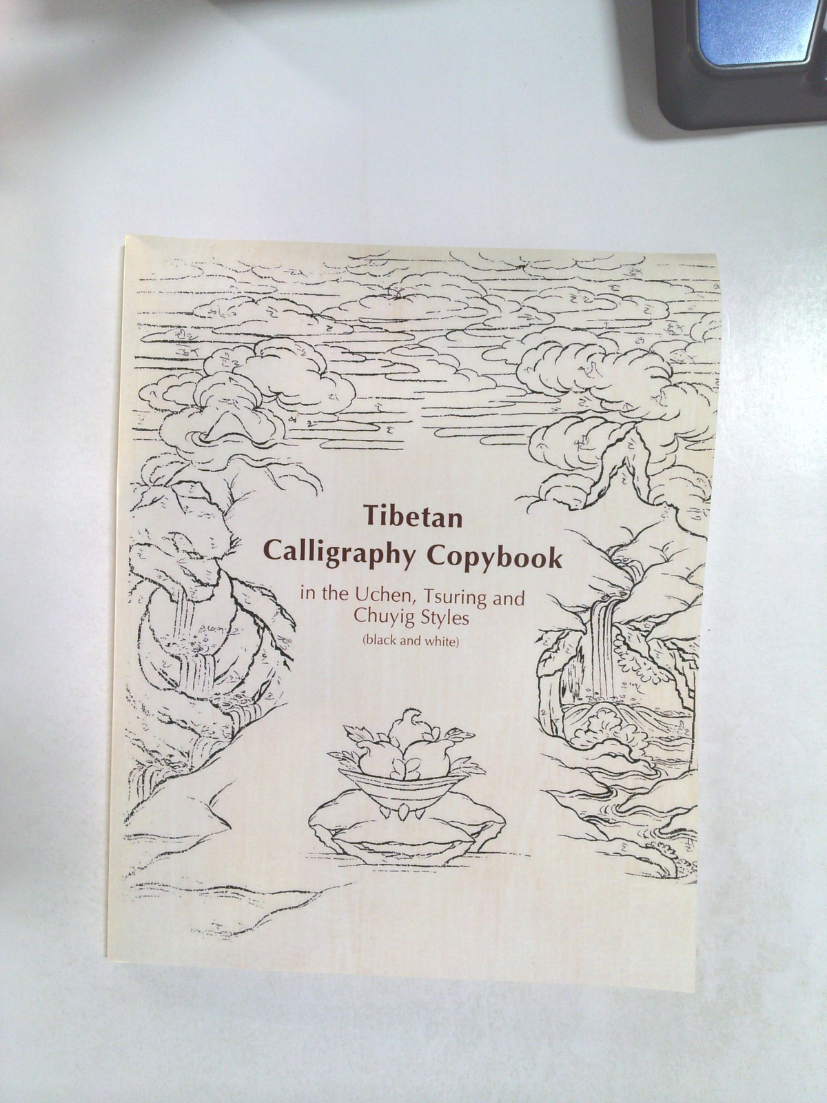 Tibetan Calligraphy Copybook in the Uchen, Tsuring and Chuyig Styles by Xiaoqin Su