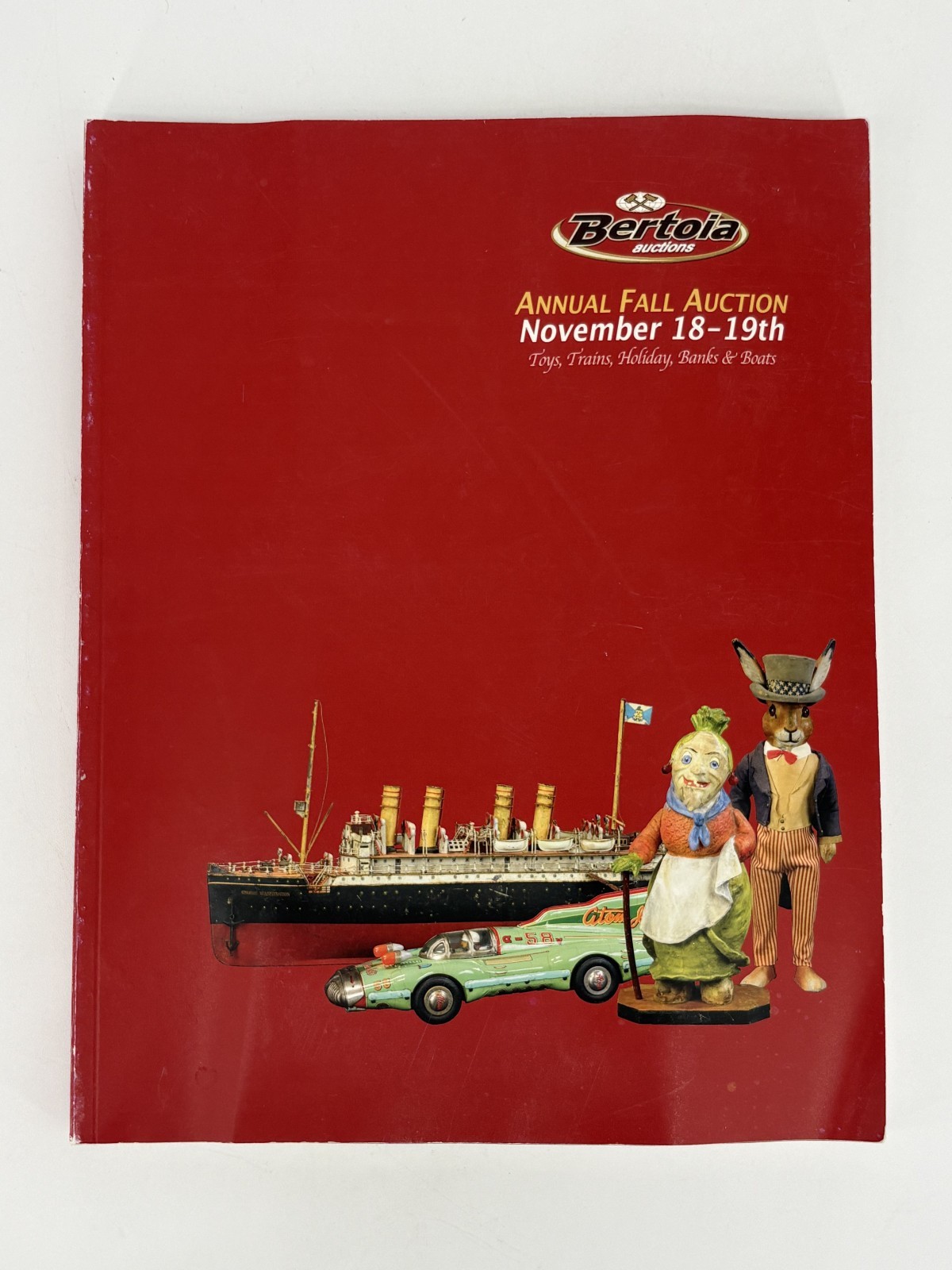 Bertoia Auctions November Annual Fall Auction Paperback Catalog