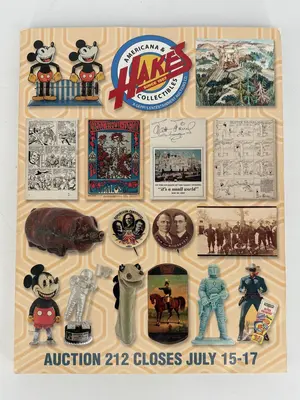 Hake's Auctions Americana and Collectibles Catalogue #212 July 2014