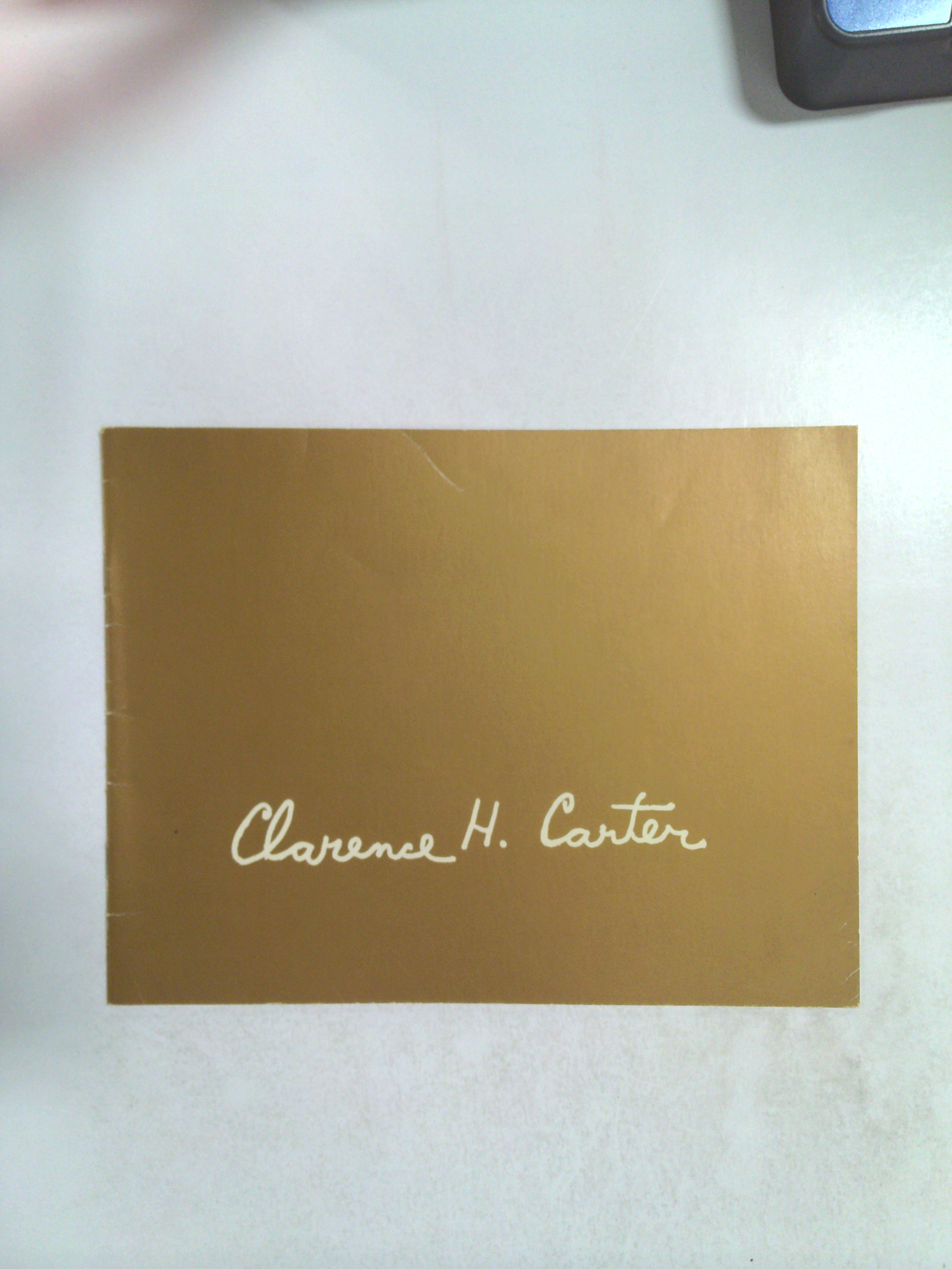Clarence H. Carter by Alice Nash