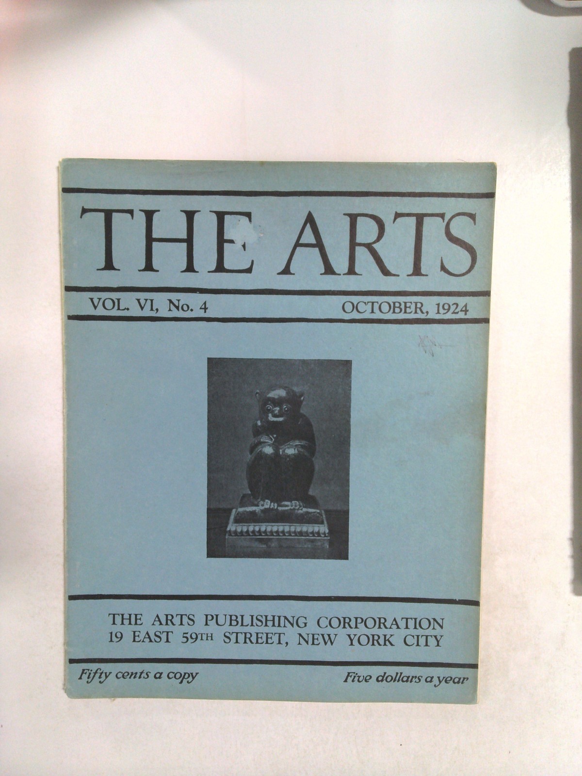 The Arts magazine, Vol. VI, No. 4 by The Arts Publishing Corporation