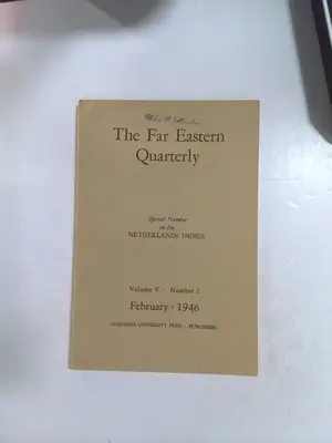 The Far Eastern Quarterly: Special Number on the Netherlands Indies by Earl H. Pritchard