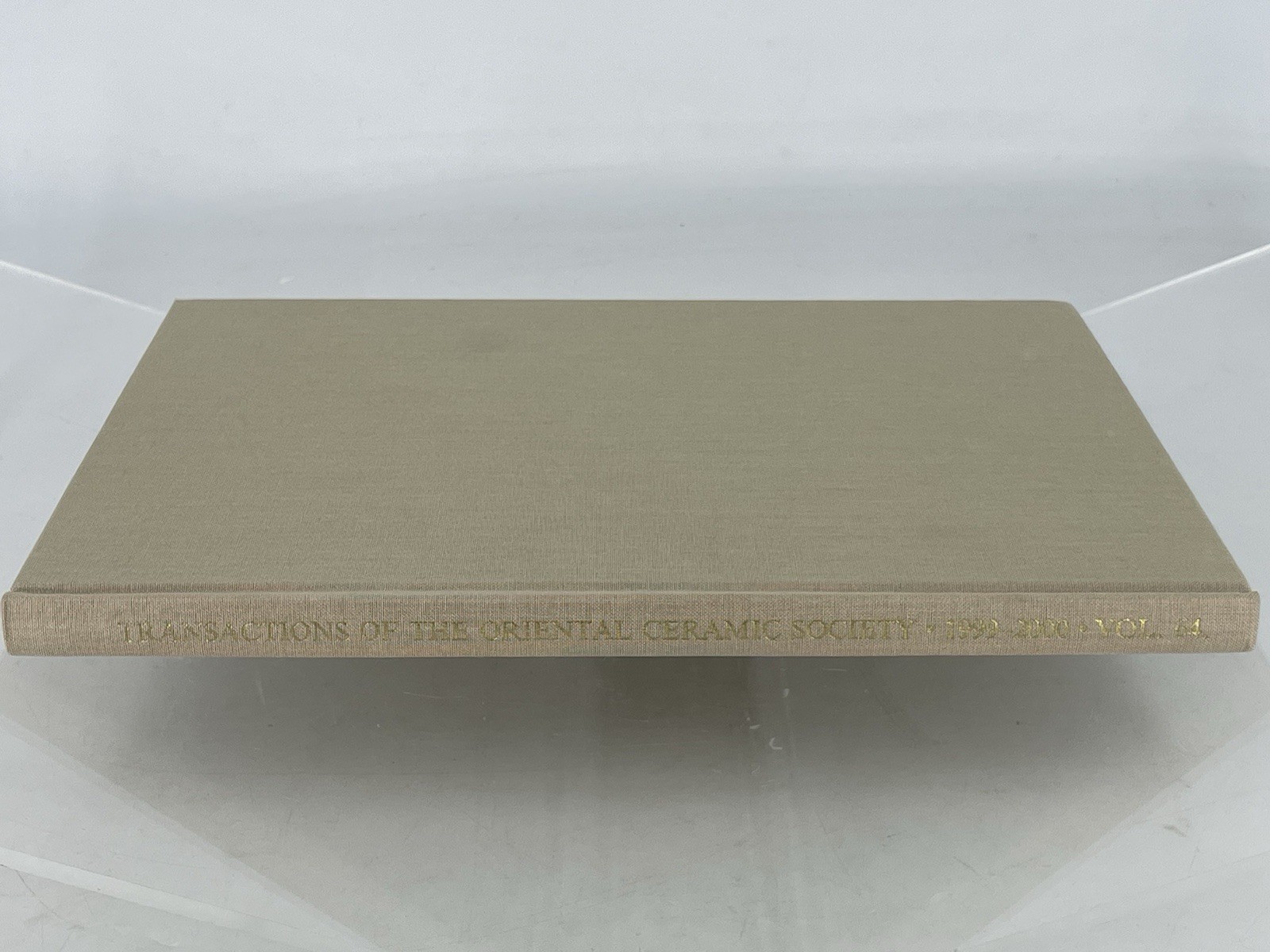 Transactions of The Oriental Ceramic Society Vol. 64. 1999-2000