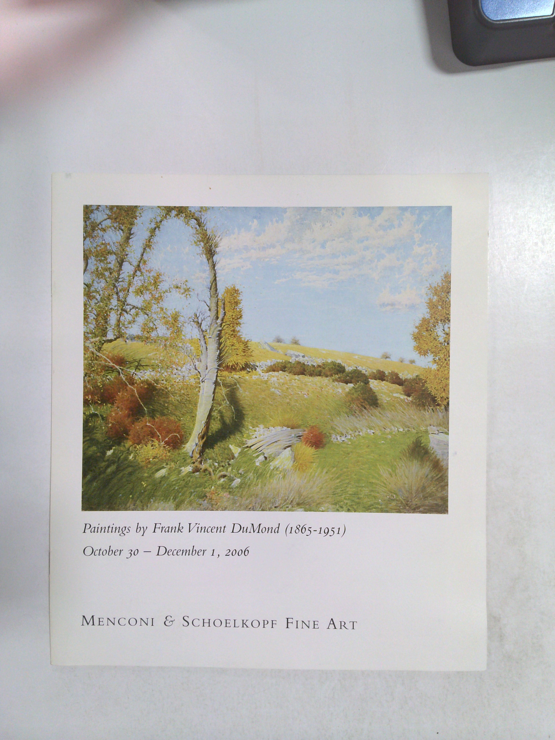 Paintings by Frank Vincent DuMond (1865-1951) by Lisa Bush Hankin