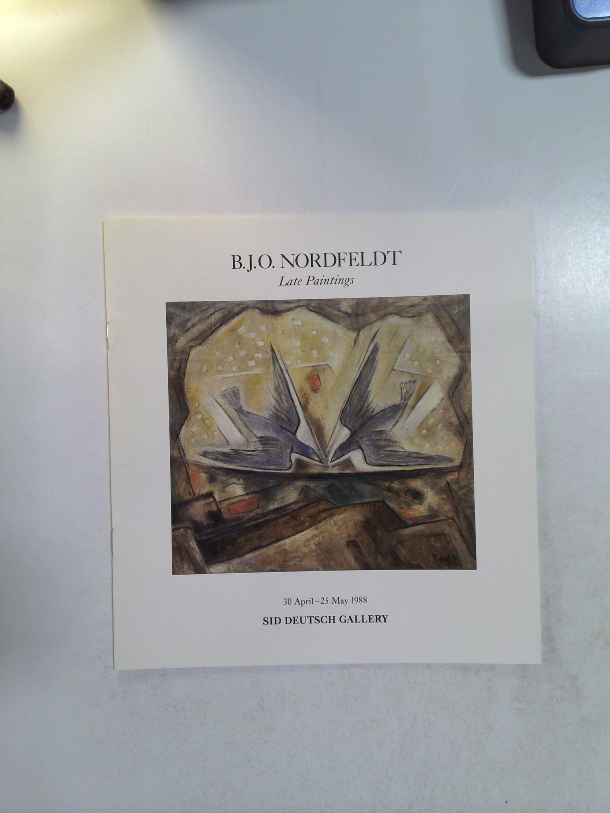 B.J.O. Nordfeldt: Late Paintings by Paul Kruty